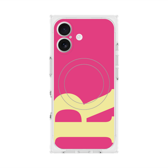 Premium Square Case with MagSafe［ Original - initial color - R pink ］