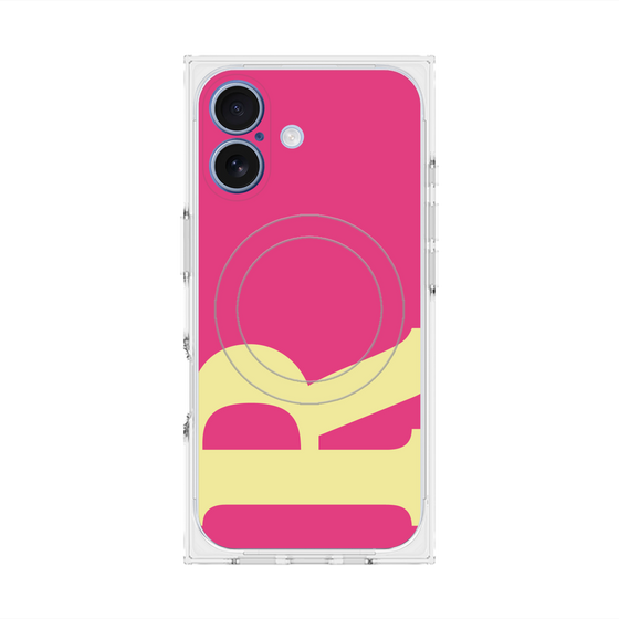 Premium Square Case with MagSafe［ Original - initial color - R pink ］