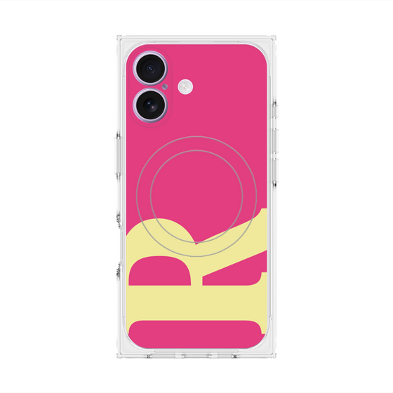 Premium Square Case with MagSafe［ Original - initial color - R pink ］