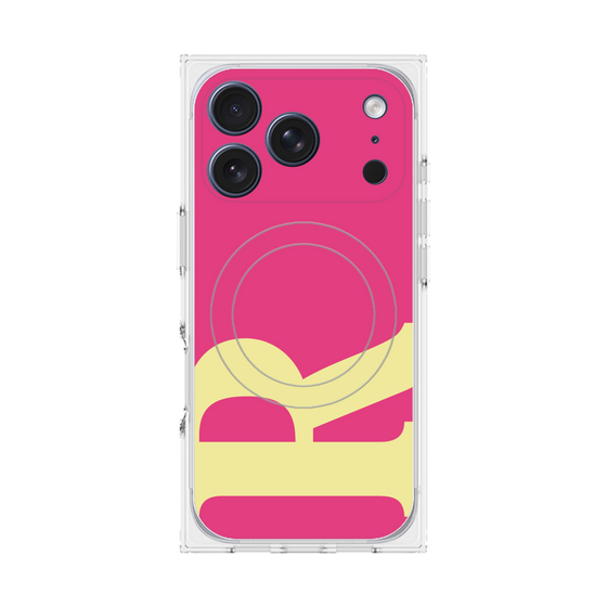 Premium Square Case with MagSafe［ Original - initial color - R pink ］