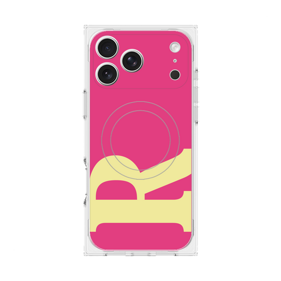 Premium Square Case with MagSafe［ Original - initial color - R pink ］