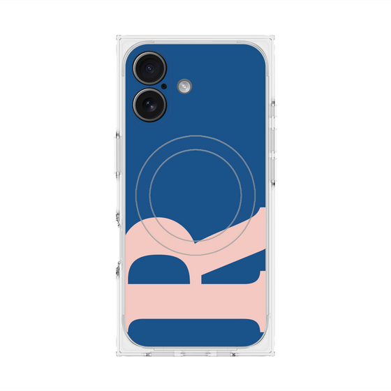 Premium Square Case with MagSafe［ Original - initial color - R navy ］