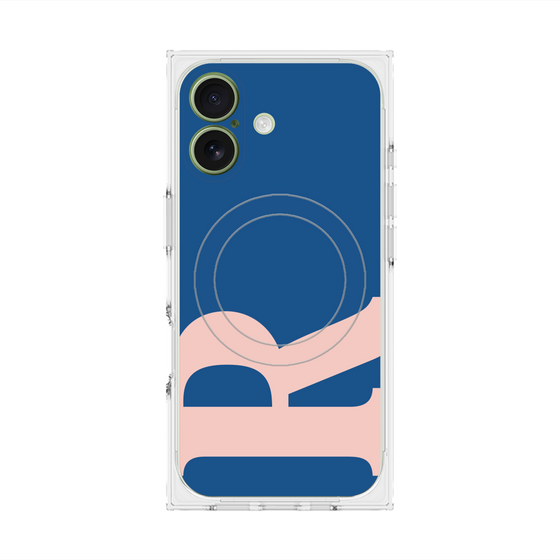 Premium Square Case with MagSafe［ Original - initial color - R navy ］