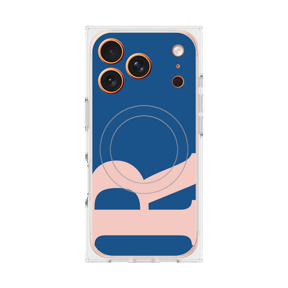 Premium Square Case with MagSafe［ Original - initial color - R navy ］