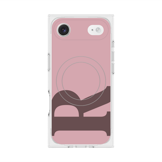 Premium Square Case with MagSafe［ Original - initial color - R dusty pink ］