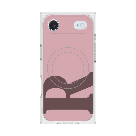 Premium Square Case with MagSafe［ Original - initial color - R dusty pink ］