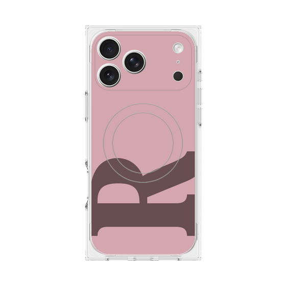 Premium Square Case with MagSafe［ Original - initial color - R dusty pink ］