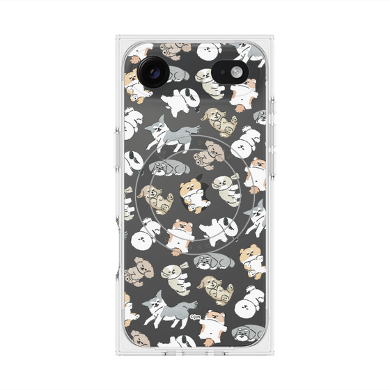 Premium Square Case with MagSafe［ Hello, It's Dog - Nap ］