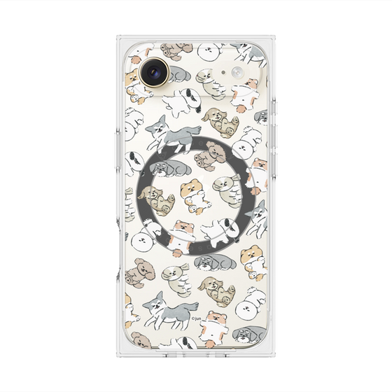 Premium Square Case with MagSafe［ Hello, It's Dog - Nap ］