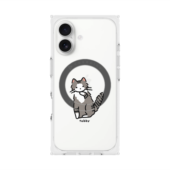 Premium Square Case with MagSafe［ Original - CASEPLAY Cat - tabby ］