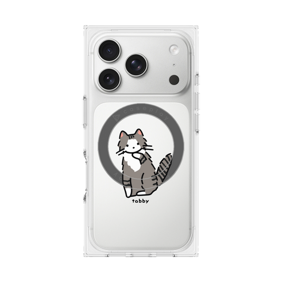Premium Square Case with MagSafe［ Original - CASEPLAY Cat - tabby ］