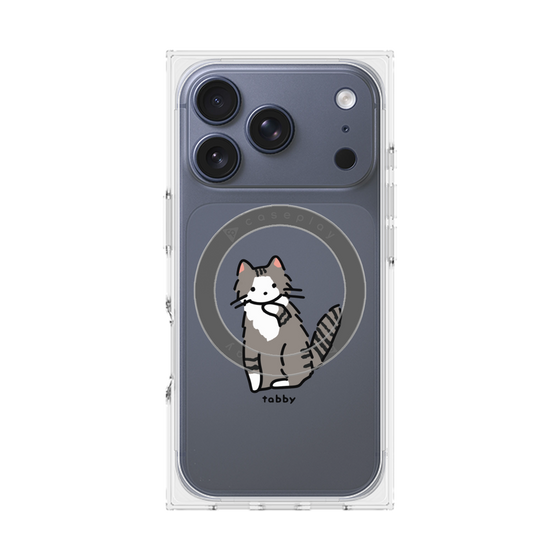 Premium Square Case with MagSafe［ Original - CASEPLAY Cat - tabby ］