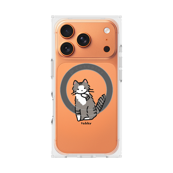 Premium Square Case with MagSafe［ Original - CASEPLAY Cat - tabby ］
