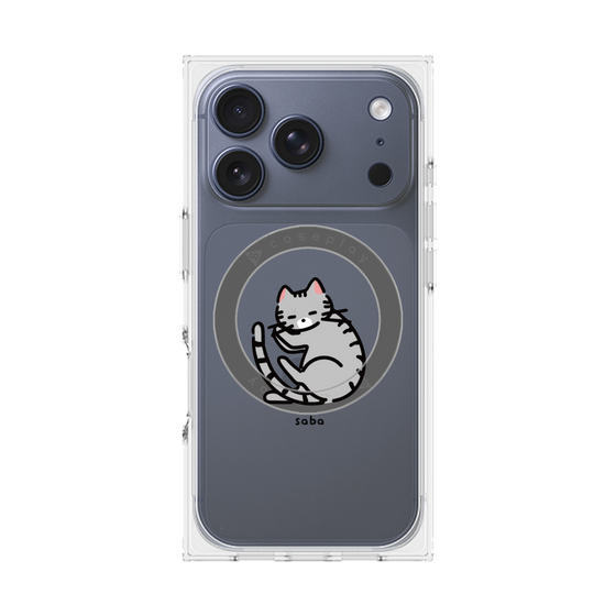 Premium Square Case with MagSafe［ Original - CASEPLAY Cat - Saba ］