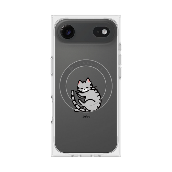 Premium Square Case with MagSafe［ Original - CASEPLAY Cat - Saba ］