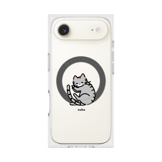 Premium Square Case with MagSafe［ Original - CASEPLAY Cat - Saba ］