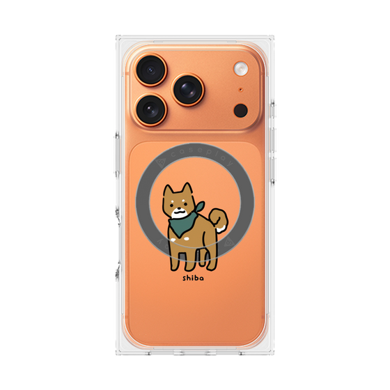 Premium Square Case with MagSafe［ Original - CASEPLAY Dog - shiba ］