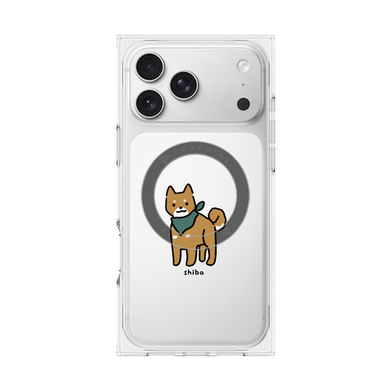 Premium Square Case with MagSafe［ Original - CASEPLAY Dog - shiba ］
