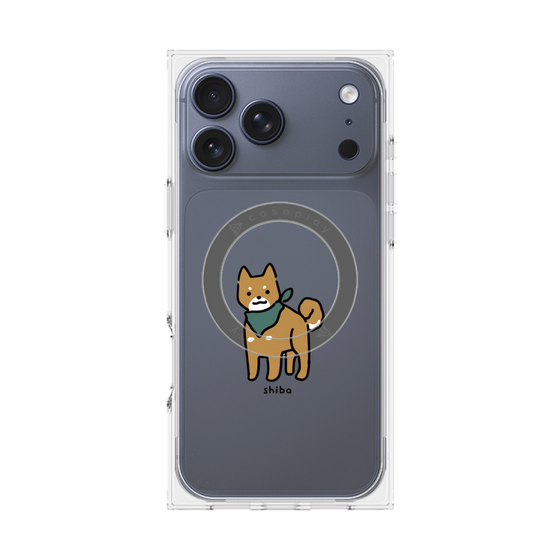 Premium Square Case with MagSafe［ Original - CASEPLAY Dog - shiba ］