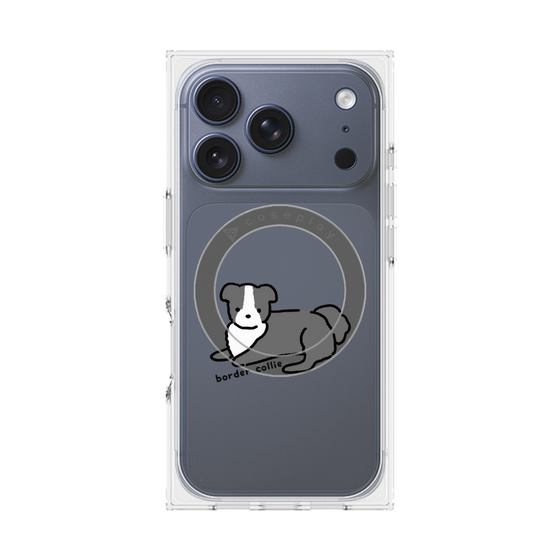 Premium Square Case with MagSafe［ Original - CASEPLAY Dog - border collie ］