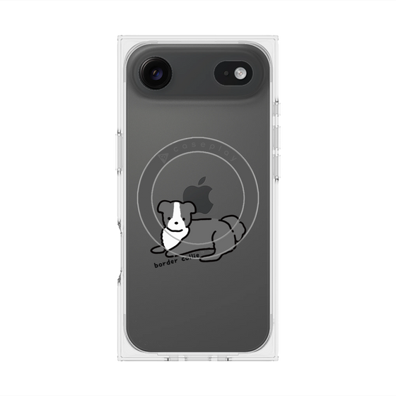 Premium Square Case with MagSafe［ Original - CASEPLAY Dog - border collie ］