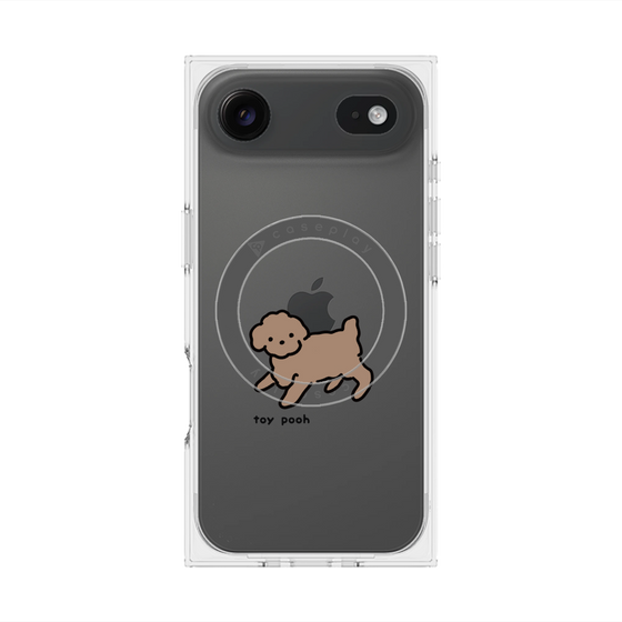 Premium Square Case with MagSafe［ Original - CASEPLAY Dog - Toy Pooh ］