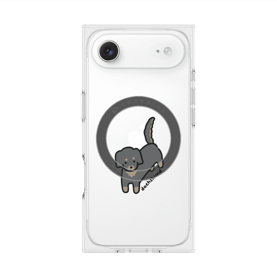 Premium Square Case with MagSafe［ Original - CASEPLAY Dog - Dachshund ］