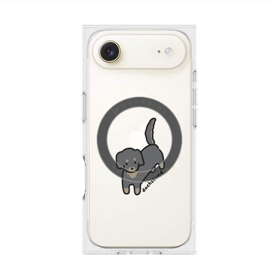 Premium Square Case with MagSafe［ Original - CASEPLAY Dog - Dachshund ］