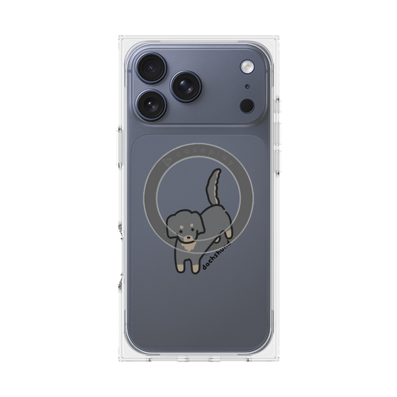 Premium Square Case with MagSafe［ Original - CASEPLAY Dog - Dachshund ］