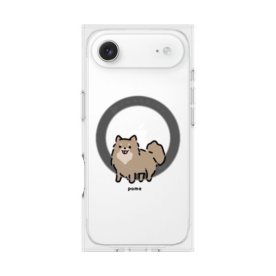 Premium Square Case with MagSafe［ Original - CASEPLAY Dog - Pome ］