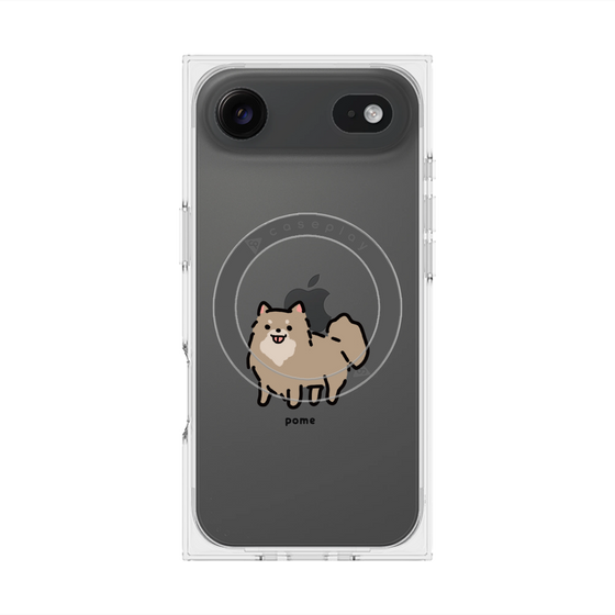 Premium Square Case with MagSafe［ Original - CASEPLAY Dog - Pome ］