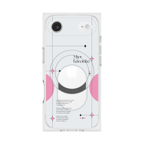 Premium Square Case with MagSafe［ Original - Instax Case - Pink ］