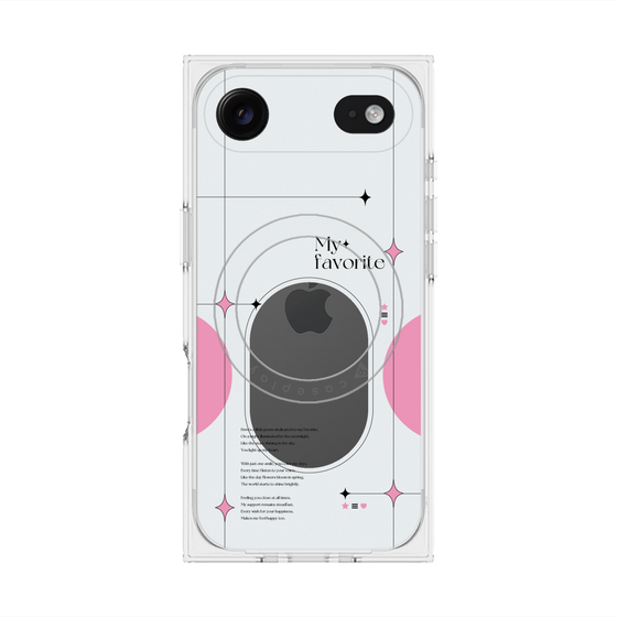 Premium Square Case with MagSafe［ Original - Instax Case - Pink ］