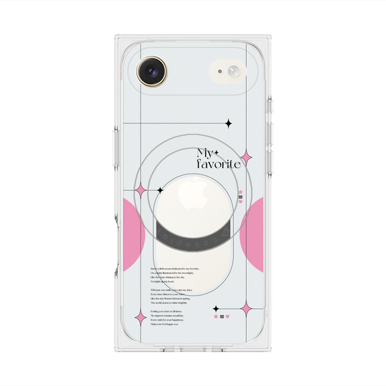 Premium Square Case with MagSafe［ Original - Instax Case - Pink ］