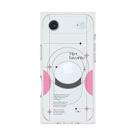 Premium Square Case with MagSafe［ Original - Instax Case - Pink ］