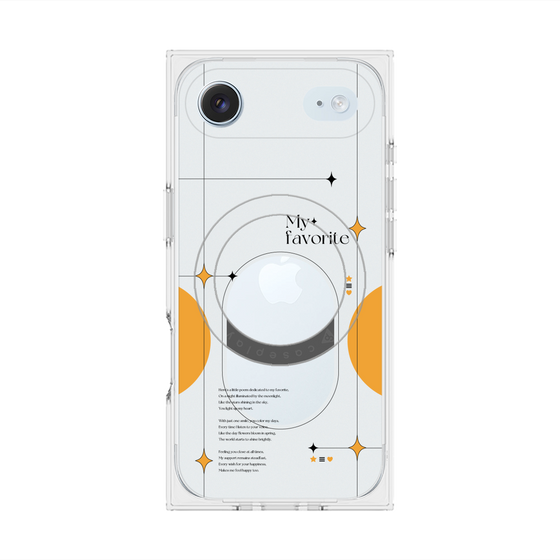 Premium Square Case with MagSafe［ Original - Instax Case - Orange ］