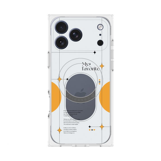 Premium Square Case with MagSafe［ Original - Instax Case - Orange ］