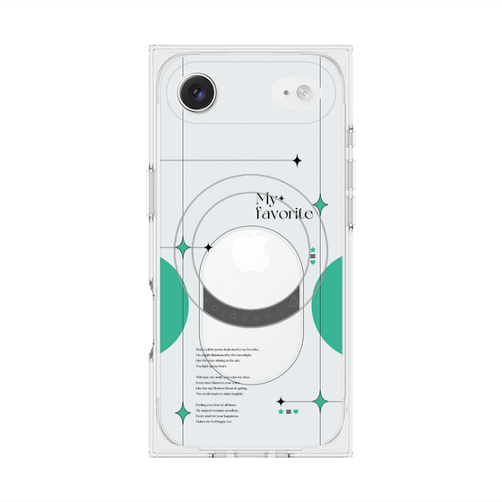 Premium Square Case with MagSafe［ Original - Instax Case - Green ］