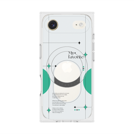 Premium Square Case with MagSafe［ Original - Instax Case - Green ］