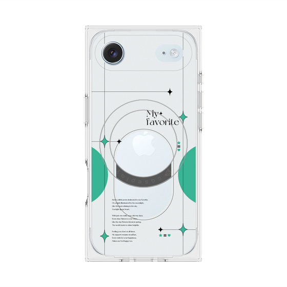 Premium Square Case with MagSafe［ Original - Instax Case - Green ］