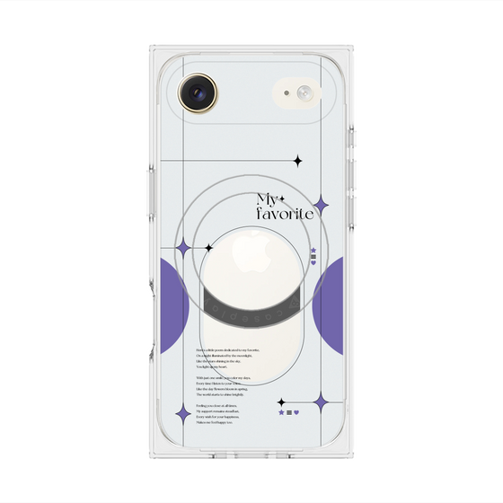 Premium Square Case with MagSafe［ Original - Instax Case - Purple ］