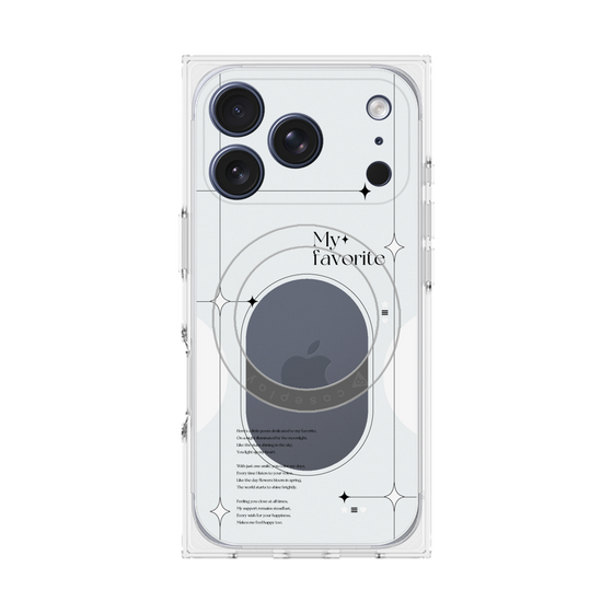 Premium Square Case with MagSafe［ Original - Instax Case - White ］