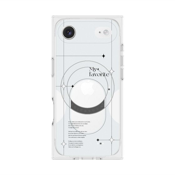 Premium Square Case with MagSafe［ Original - Instax Case - White ］