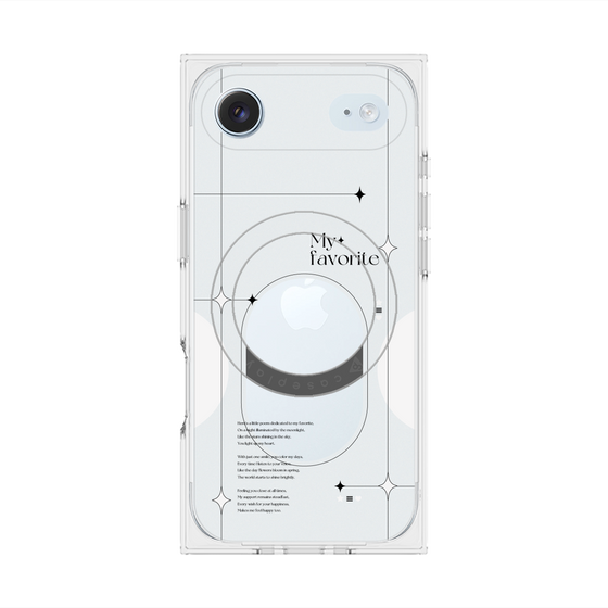 Premium Square Case with MagSafe［ Original - Instax Case - White ］