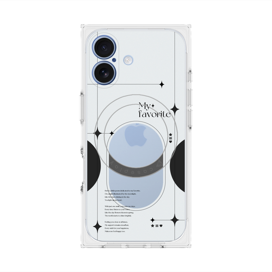 Premium Square Case with MagSafe［ Original - Instax Case - Black ］