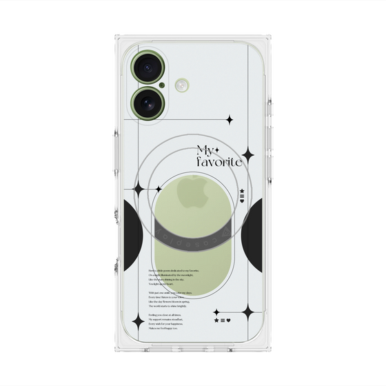 Premium Square Case with MagSafe［ Original - Instax Case - Black ］