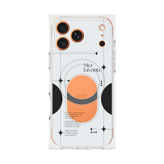 Premium Square Case with MagSafe［ Original - Instax Case - Black ］