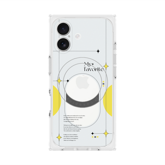 Premium Square Case with MagSafe［ Original - Instax Case - Yellow ］