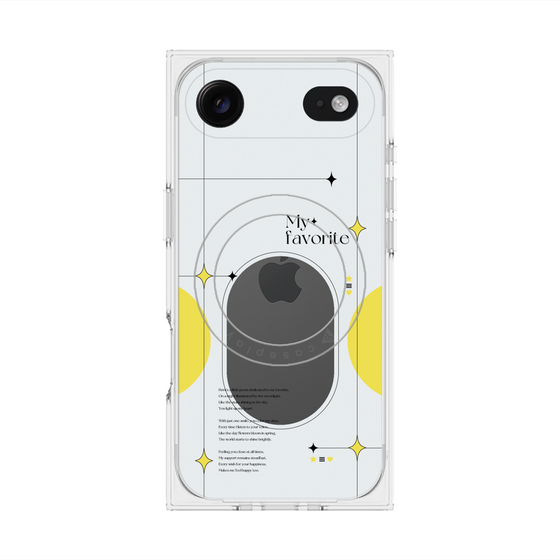 Premium Square Case with MagSafe［ Original - Instax Case - Yellow ］