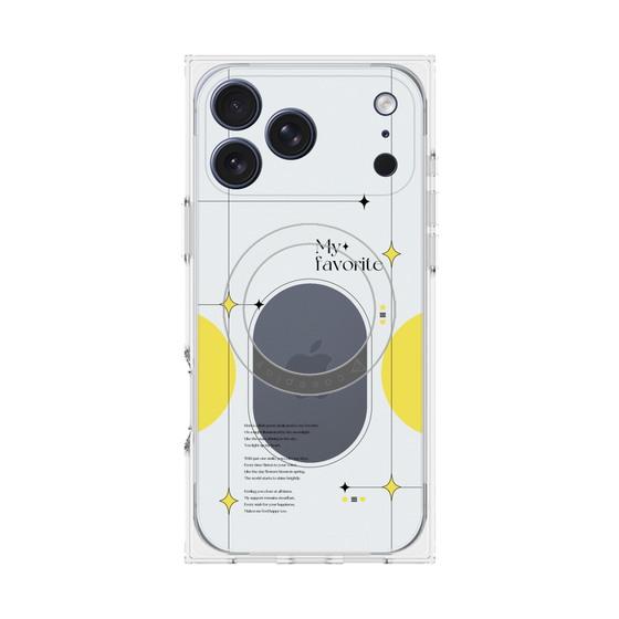 Premium Square Case with MagSafe［ Original - Instax Case - Yellow ］